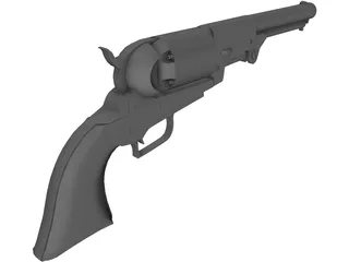 Colt Dragoon 3D Model