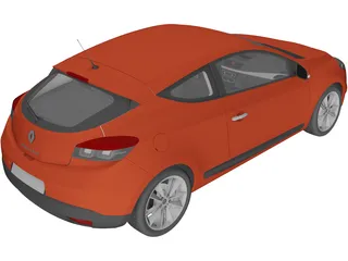 Renault Megane Coupe 3D Model