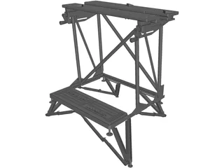 Black and Decker Workbench 3D Model