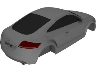 Audi TT Body 3D Model