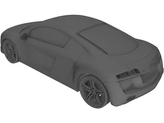 Audi R8 3D Model