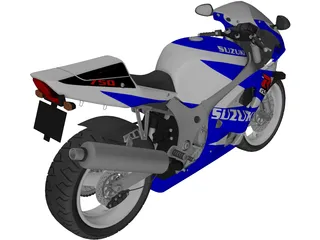 Suzuki GSX-R 750 3D Model