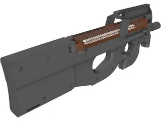 FN P90 3D Model