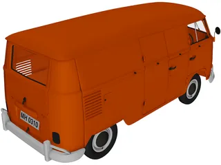 Volkswagen Transporter T1 3D Model