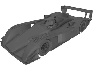 Audi R8 LeMans 3D Model