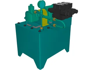 Tank Hydraulic 3D Model