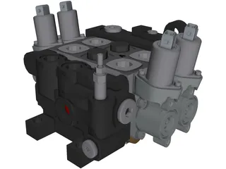 Hydraulic Parker P70-GEN2-2ECS 3D Model