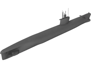 Romeo Submarine 3D Model