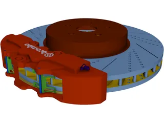 Brembo Brake 3D Model