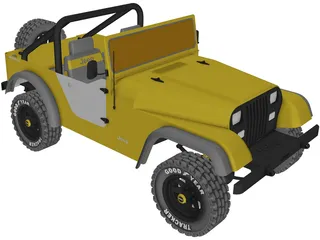 Jeep Wrangler 3D Model