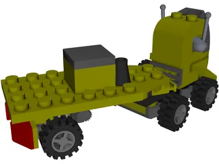 Lego Truck 3D Model