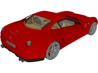 Ferrari 599 GTB Fiorano 3D Model