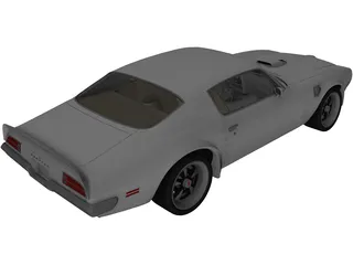 Pontiac Firebird Trans Am SD-455 (1973) 3D Model