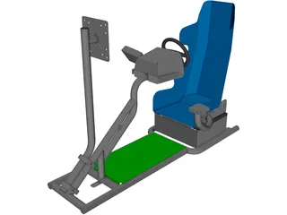 Racing Simulator 3D Model