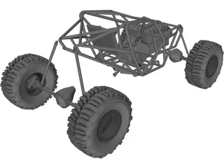 Proto Tube Rock Crawler Chassis 3D Model