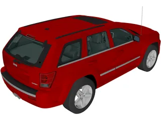 Jeep Grand Cherokee SRT8 (2009) 3D Model