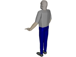 Worker 3D Model