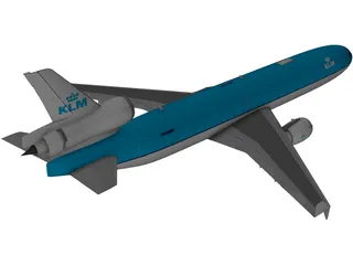 McDonnell Douglas MD-11 KLM 3D Model