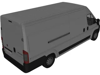 Fiat Ducato Courier 3D Model