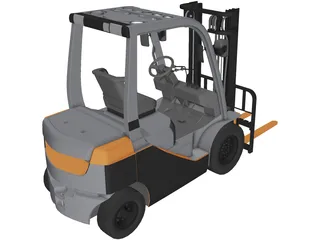 Forklift Toyota 3D Model