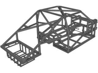 Spaceframe Chassis 3D Model