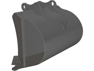 Excavator Bucket 3D Model