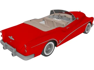 Buick Skylark Convertible (1953) 3D Model