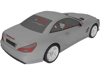 Mercedes-Benz SL350 (2013) 3D Model