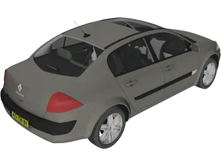 Renault Megane II Sedan 3D Model