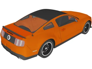 Ford Mustang BOSS (2012) 3D Model