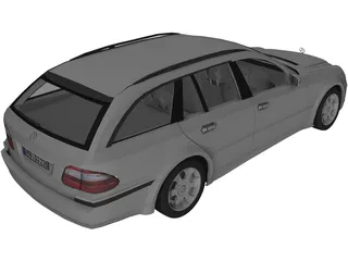 Mercedes-Benz E400 Wagon 3D Model