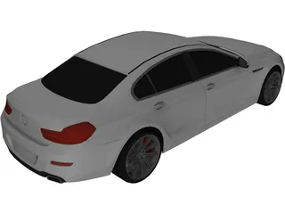 BMW 6-Series Gran Coupe F06 3D Model