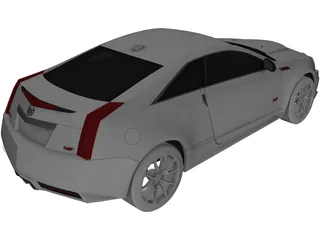 Cadillac CTS-V Coupe 3D Model