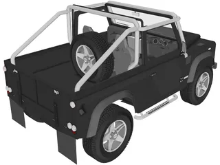 Land Rover Defender SVX 3D Model