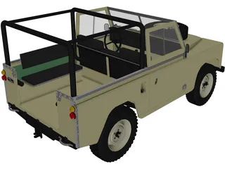 Land Rover Series IIa 88 3D Model