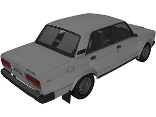 Vaz 2107 3D Model