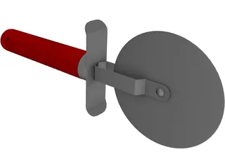 Pizza Cutter 3D Model