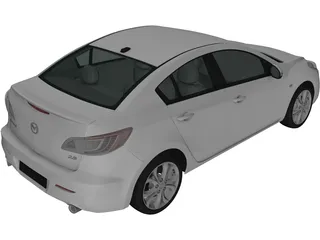 Mazda 3 Sedan (2011) 3D Model