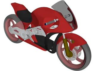 Motorcycle Concept 3D Model