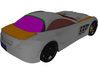 Mercedes-Benz McLaren SLR 3D Model