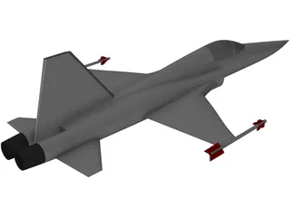 Northrop F-5 Tiger 3D Model