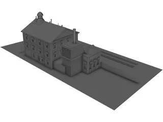 Great Northern Brewery Building 3D Model