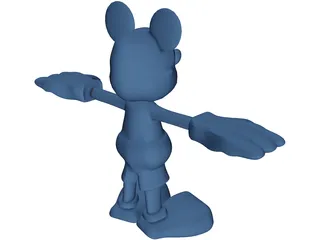 Mickey Mouse 3D Model