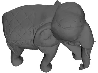 Elephant 3D Model