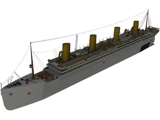 Britannic HMHS 3D Model