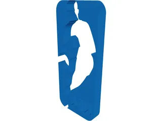 NBA Logo 3D Model