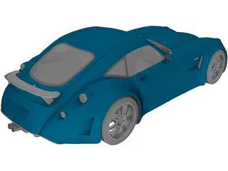 Wiesmann GT MF5 3D Model