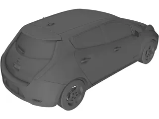 Nissan Leaf (2011) 3D Model