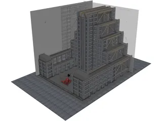 UNU Building Tokyo 3D Model