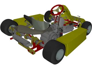 Kart 125cc 3D Model